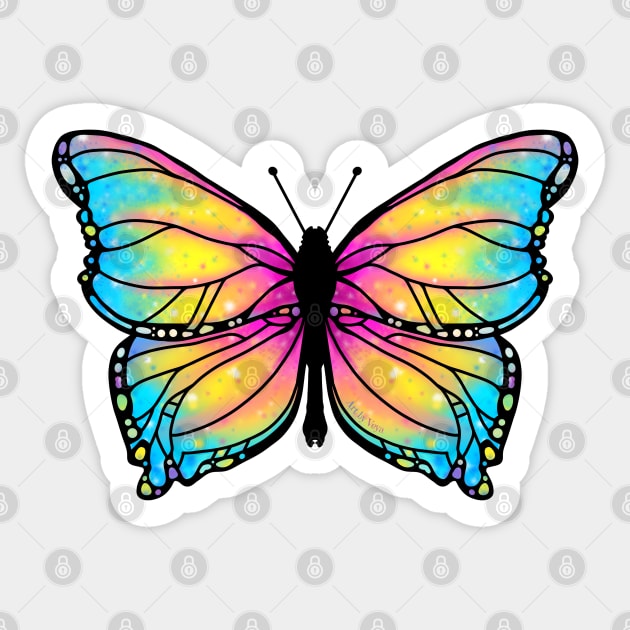 Pan Butterfly Sticker by Art by Veya